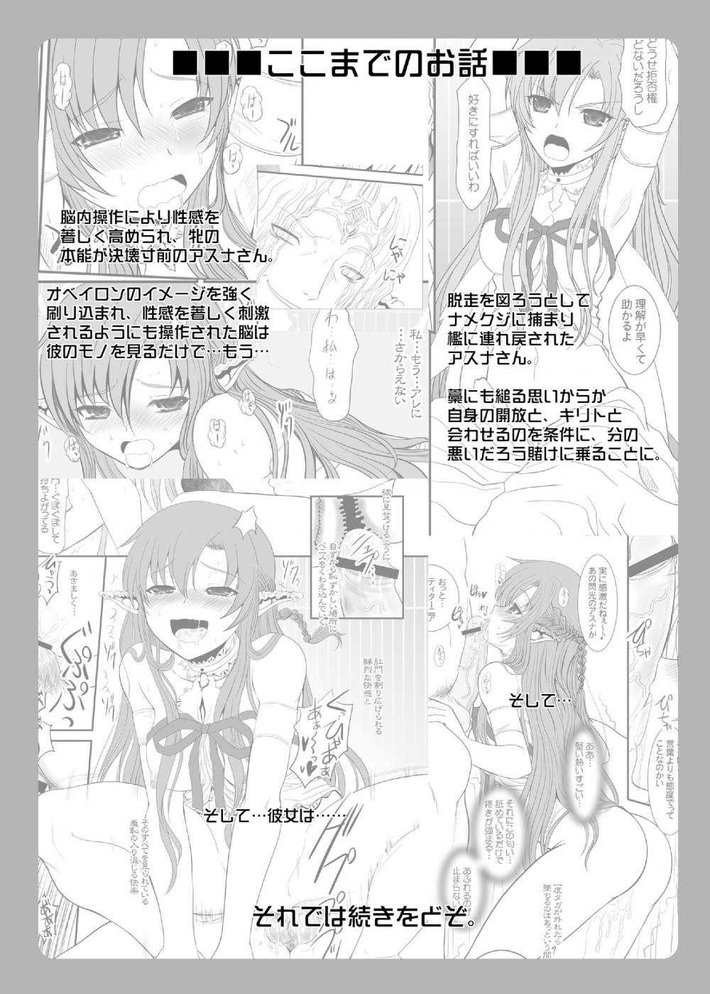 Hentai Manga Comic-Slave Asuna Online-Chapter 2-3